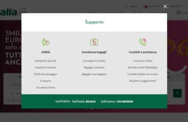 Correggere un biglietto Alitalia sbagliato