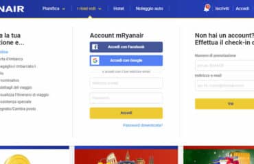 Correggere un biglietto Ryanair sbagliato