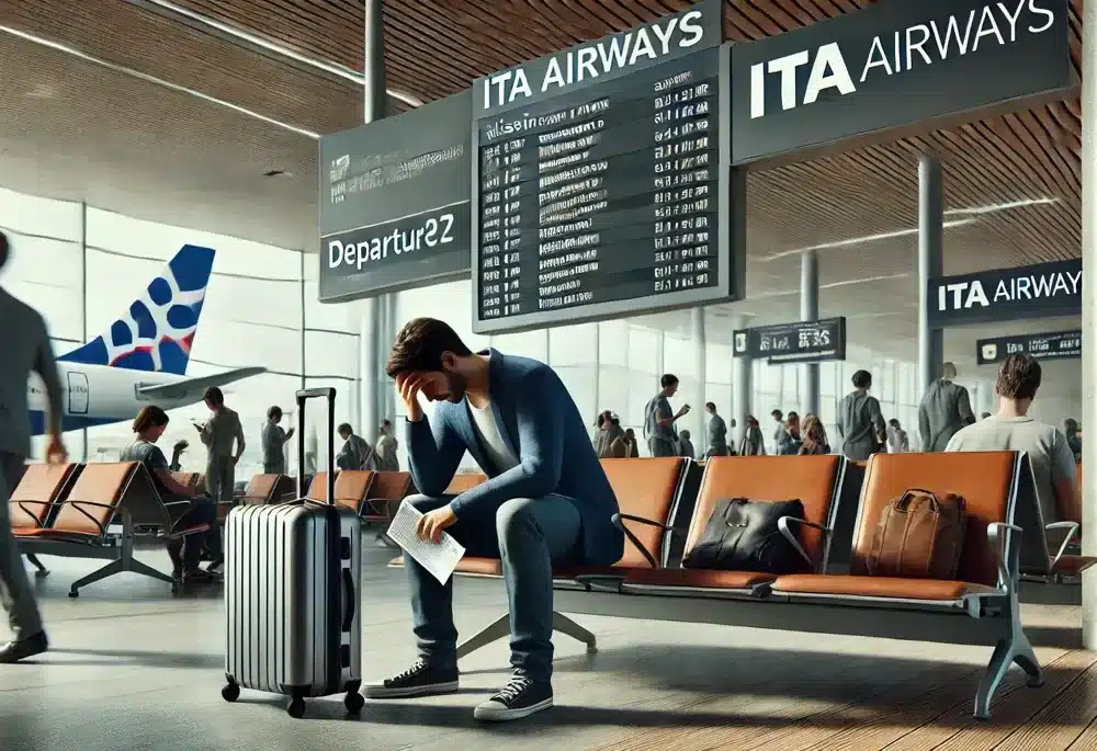 ITA Airways coincidenza persa ritardo aereo