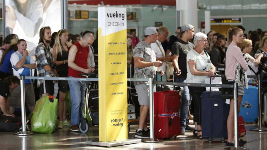 passeggeri sciopero Vueling