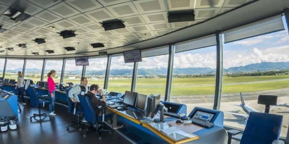 sala di controllo voli