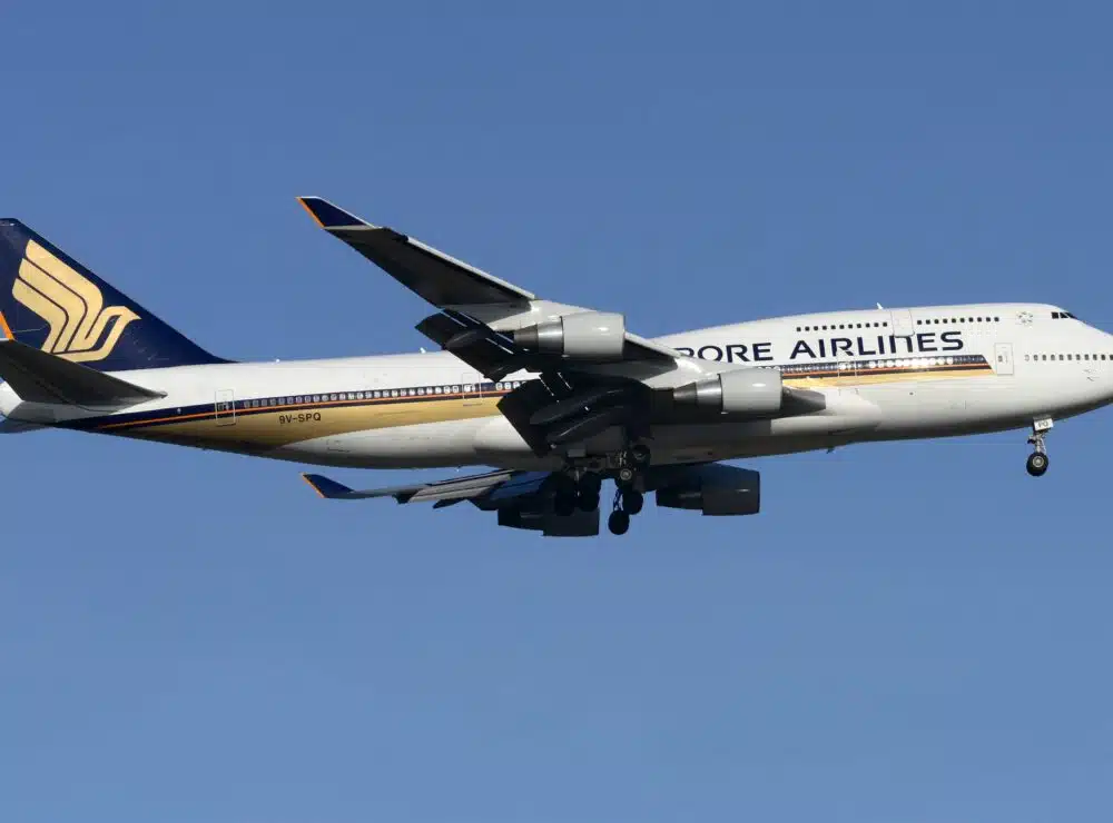 Singapore Airlines volo aereo