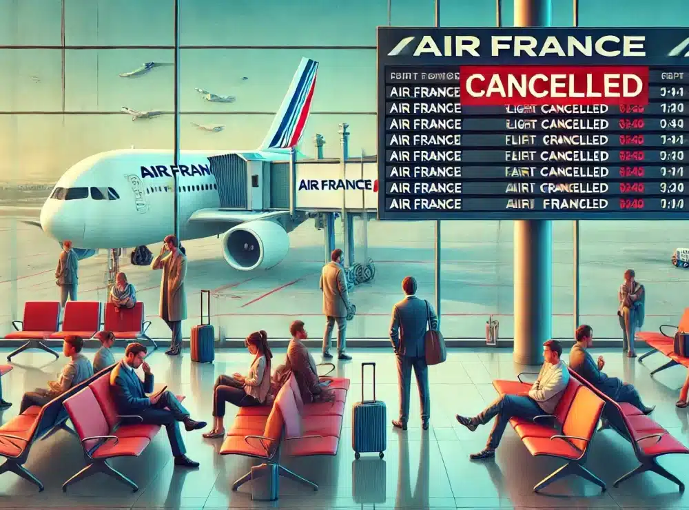 volo cancellato Air France compensazione pecuniaria