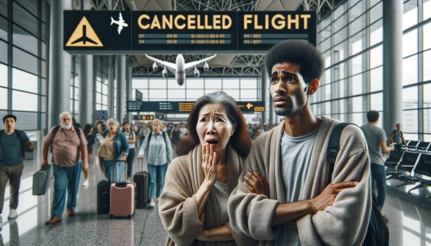 volo cancellato all'ultimo