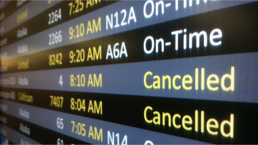 Volo cancellato Volotea